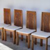 Sedie in vimini e legno, '70 - immagine 8