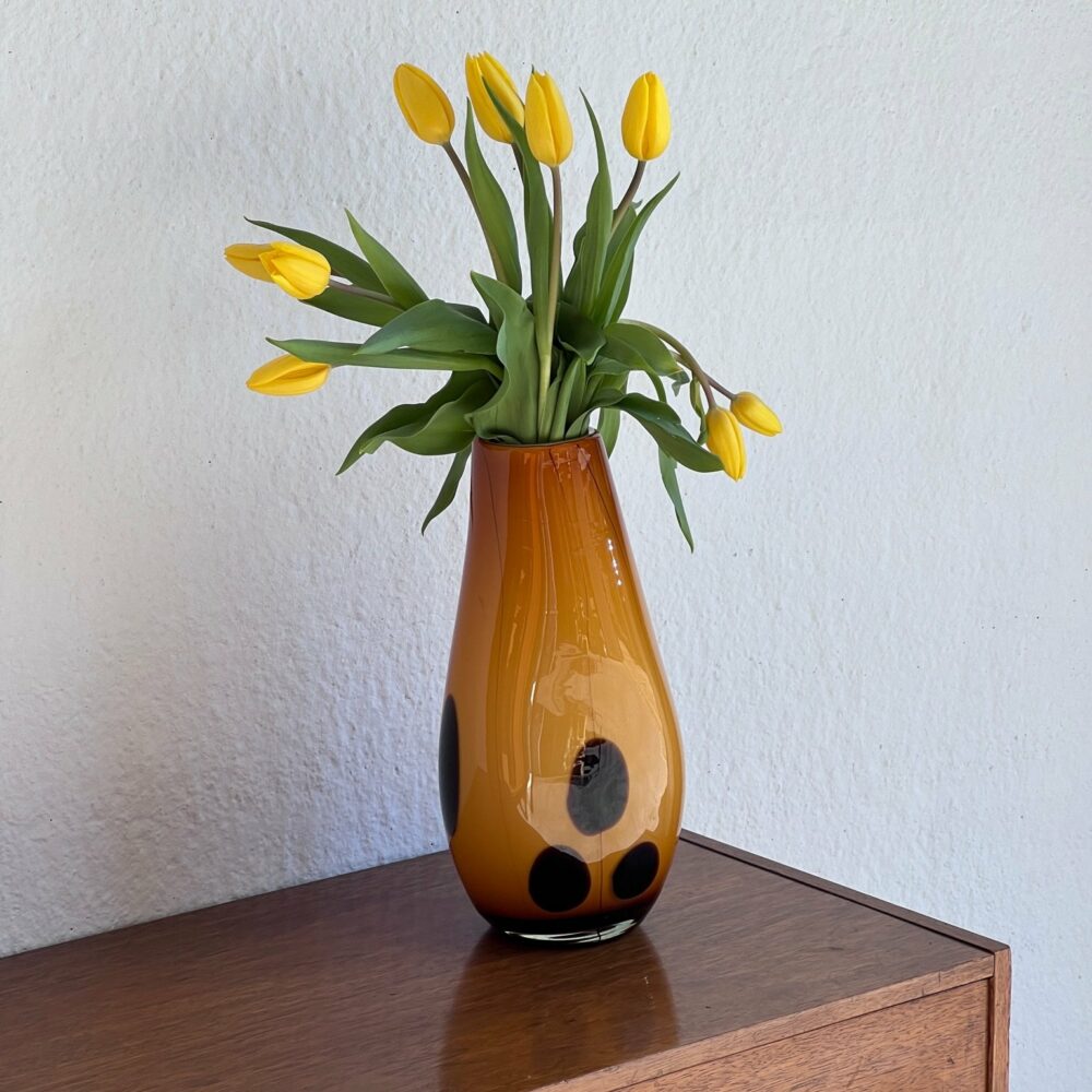 Vaso in vetro di Murano anni '70