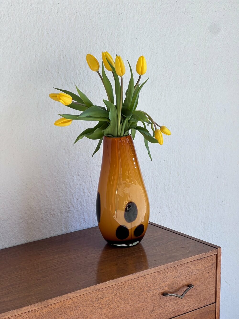 Vaso in vetro di Murano anni '70