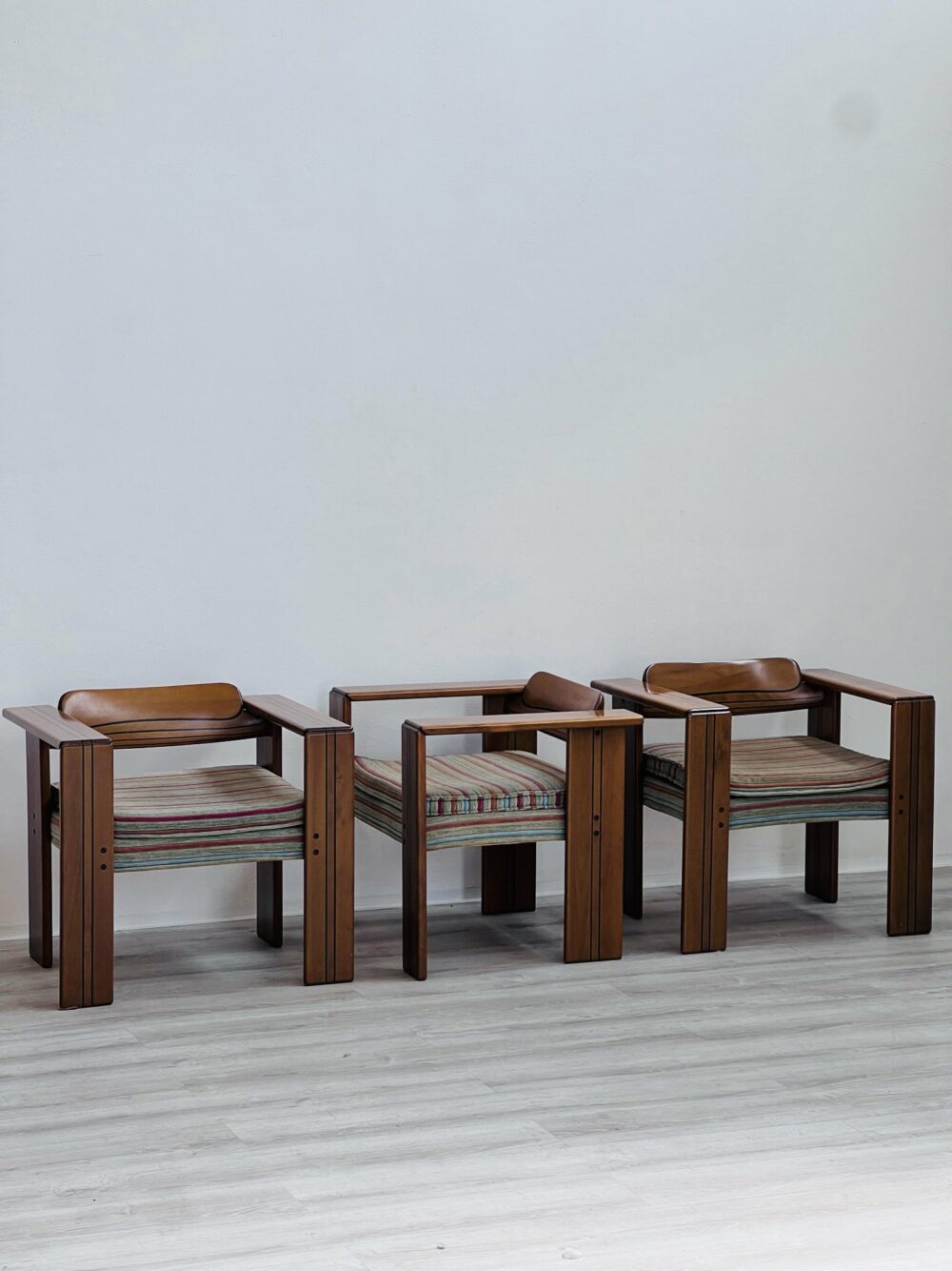 Set di 3 poltrone di Afra e Tobia Scarpa Maxalto