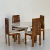 Sedie in vimini e legno, '70