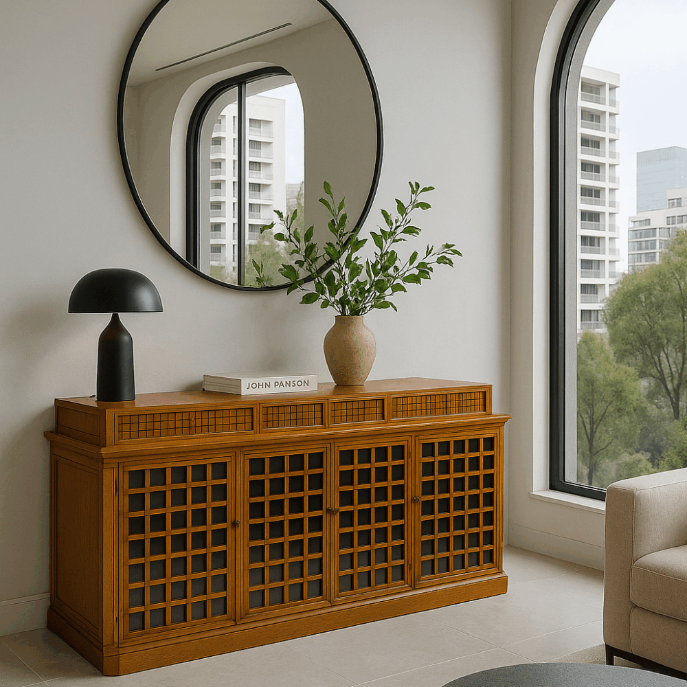 Credenza neocoloniale, Giorgietti, fine anni '70