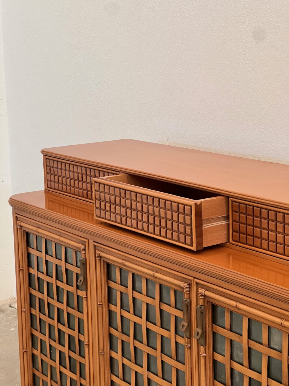Credenza neocoloniale, Giorgietti, fine anni '70 - immagine 11