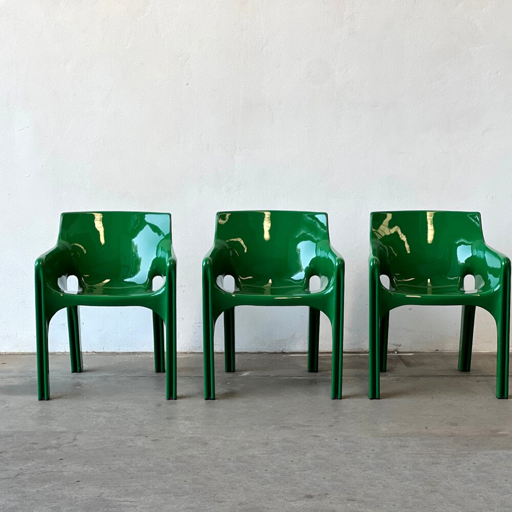 Sedie Gaudì, Vico Magistretti per Artemide, 80s