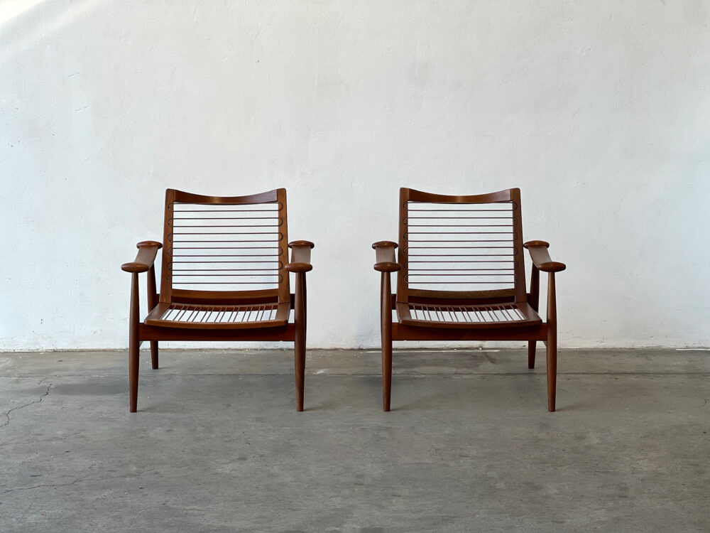 Coppia di poltrone mod. 133 per France & Son, Juhl Finn, '50 - immagine 2