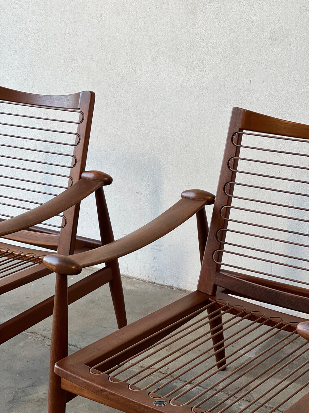 Coppia di poltrone mod. 133 per France & Son, Juhl Finn, '50 - immagine 5