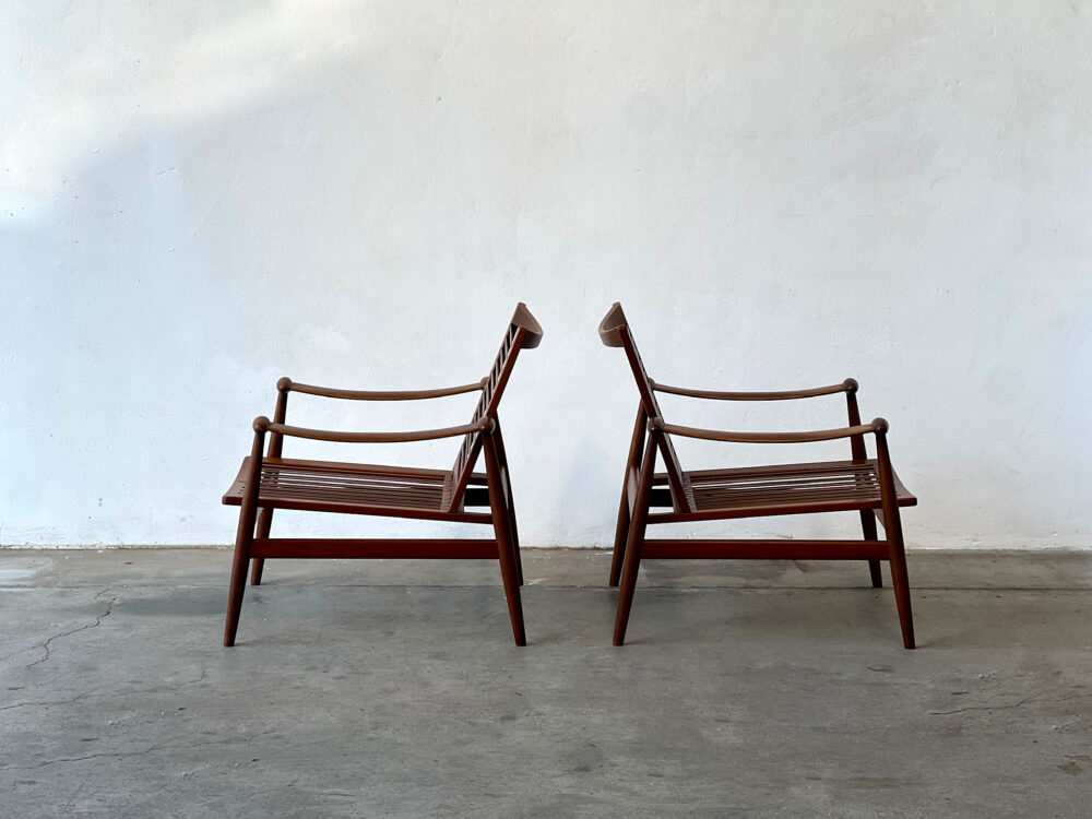 Coppia di poltrone mod. 133 per France & Son, Juhl Finn, '50 - immagine 8