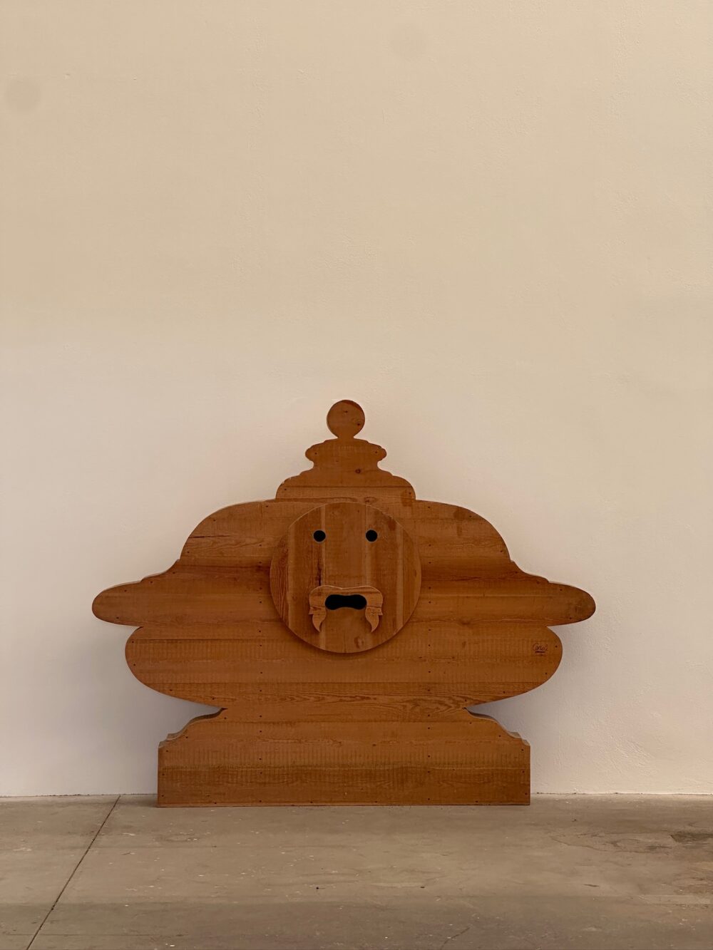 Bocca della Verità, Mario Ceroli per Poltronova, '70