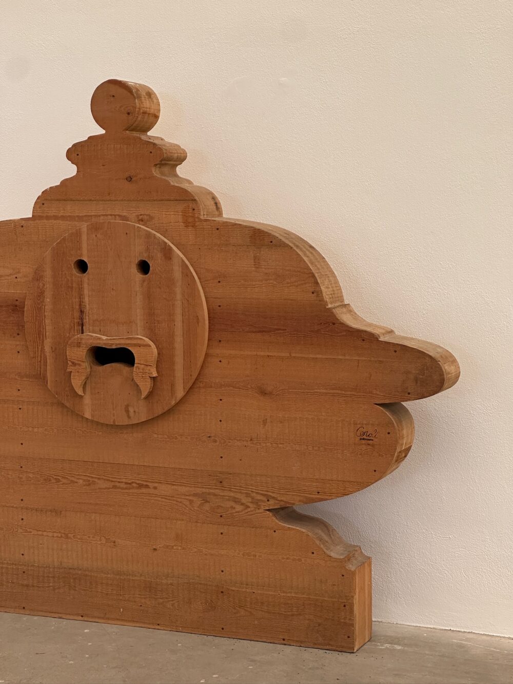 Bocca della Verità, Mario Ceroli per Poltronova, '70 - immagine 6