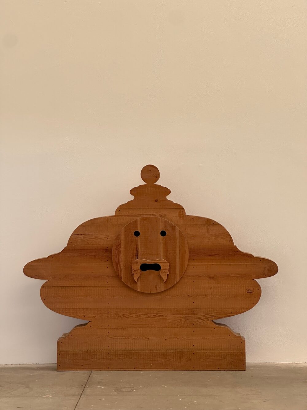 Bocca della Verità, Mario Ceroli per Poltronova, '70 - immagine 2