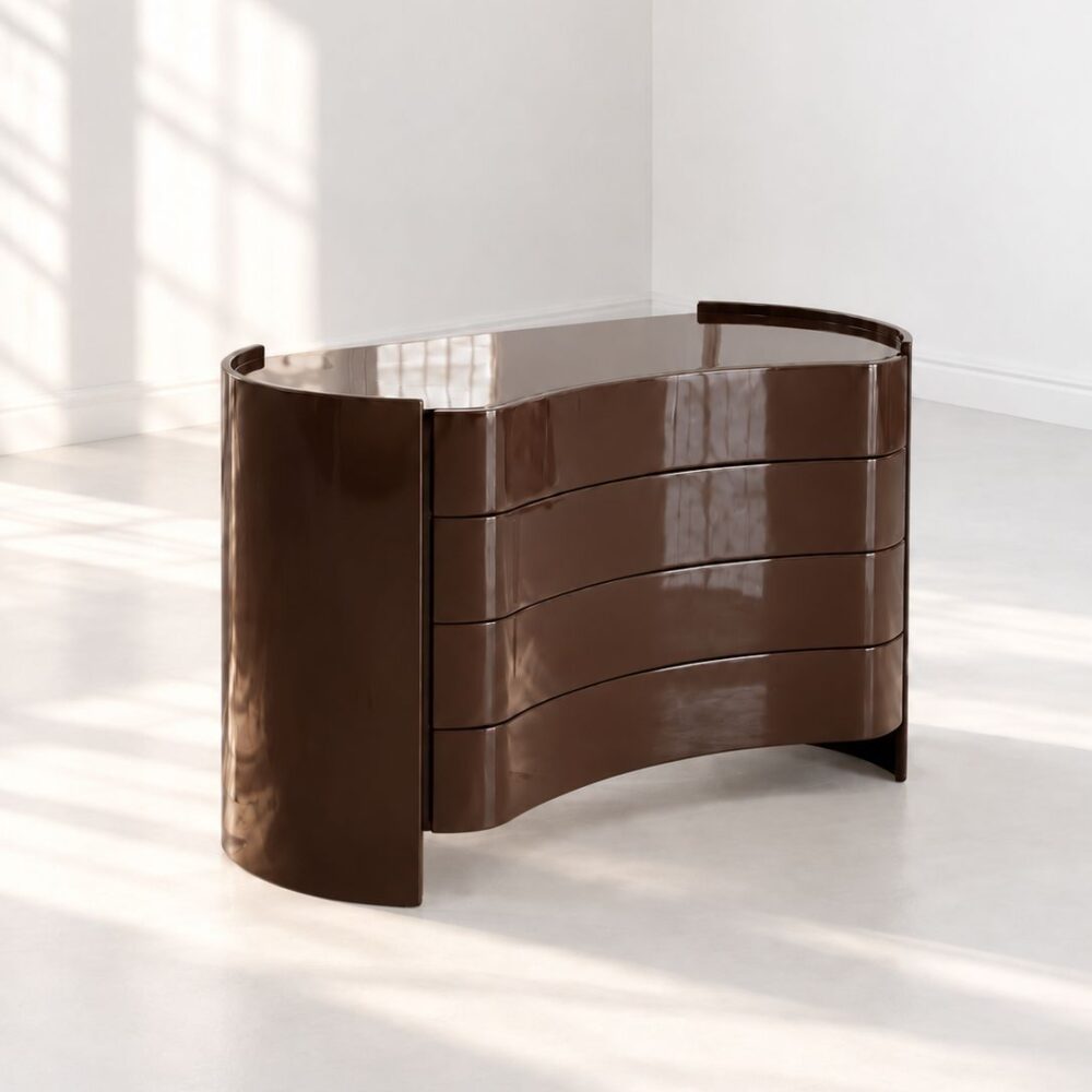 Cassettiera "Aiace" in legno laccato, Davide Benatti, Italia